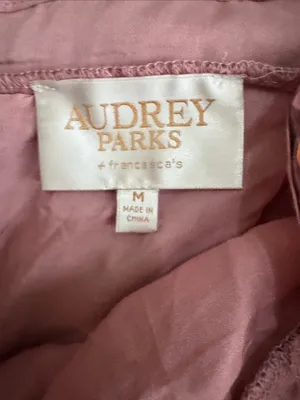 AUDREY PARKS+francesca's Floral Tiered Maxi Dress Tie Straps - Pink Multi S M thumbnail 12