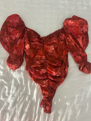For Love & Lemons Red bodysuit thumbnail 1