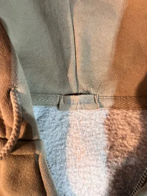 Brandy Melville John galt cropped tan zip up hoodie thumbnail 2