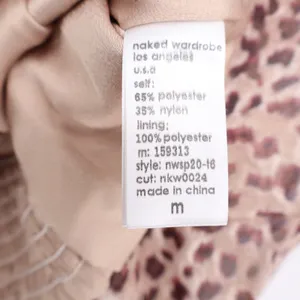 Naked Wardrobe The‎ Statement Leopard Print Crop Top Sweetheart Neck M thumbnail 4