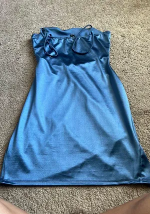 Navy Blue Windsor Mini Dress thumbnail 4
