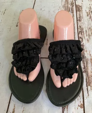 Steve Madden‎ Lola Fabric Ruffle Sandals thumbnail 1