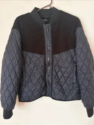 Alala black Sherpa bomber jacket thumbnail 2