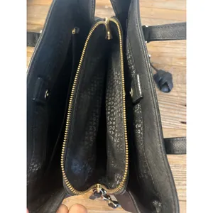 Kate Spade New York Laurel Way Evangelie Black Satchel Crossbody Bag Saffiano‎ thumbnail 7