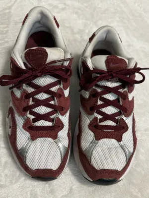 Nike AL8 Dark Team Red Metallic Silver Sneakers Women's Size 6.5 FJ3794-600 thumbnail 4