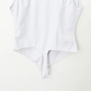 [Free People] White Rosie Duo Bodysuit One-Piece V-Neck Casual Top Size Medium M thumbnail 8