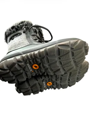 Bogs Women’s Arcata Knit Waterproof Winter Boots Gray Size 10 thumbnail 4