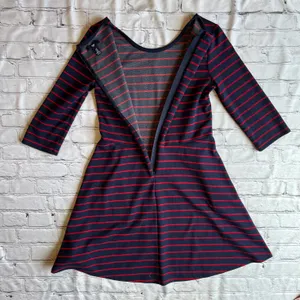 Gap Nautical Striped Preppy Fit & Flare Dress Medium thumbnail 6