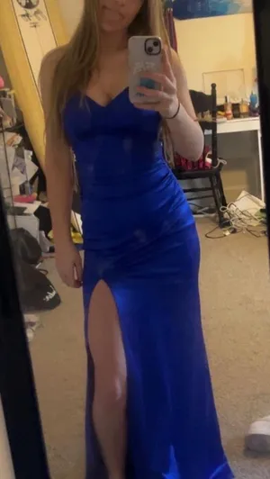 Blue Belk Prom Dress thumbnail 1