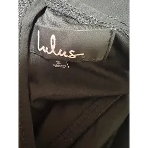 Lulus‎ Air of Romance Bridesmaid Halter Neck Maxi Dress Black Women’s Size Small thumbnail 6