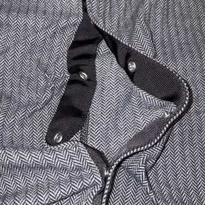 Lululemon Vinyasa Heathered Black Herringbone Scarf Rulu thumbnail 7