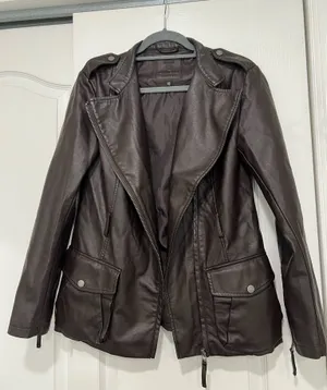 Max Studio Leather Jacket thumbnail 1
