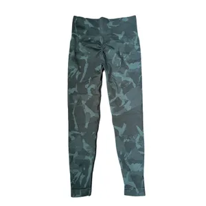 Gymshark Adapt Camo Seamless Leggings Womens Small Green Grey Scrunch Bum B1A2K thumbnail 2