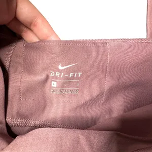 Nike Dri-Fit 7/8 Leggings Size Large Dusty Pink Pilates Athleisure thumbnail 7