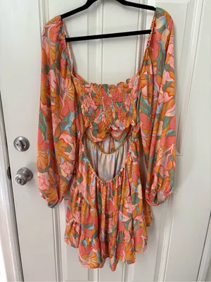 RESA Cut-Out Retro-Inspired Mini Dress Size XL thumbnail 7