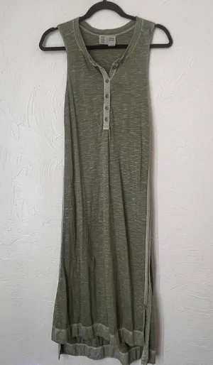 Anthropologie Saturday Sunday sleeveless midi dress size XS thumbnail 2