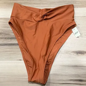 NEW Aerie High Cut Cheeky Bikini Bottom Women’s XS thumbnail 1