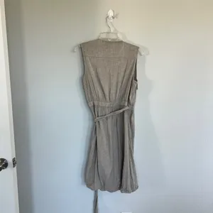Diane Von Furstenberg DVF Sand Mellany Linen Blend Wrap Dress Size 6 thumbnail 8