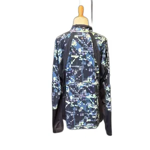 TG Tek Gear Drytek Athletic Long Sleeve Top Blue Tech Print Size XL Womens thumbnail 4