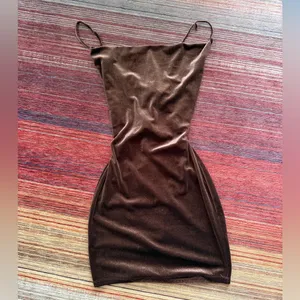 Windsor brown sparkly mini dress thumbnail 4
