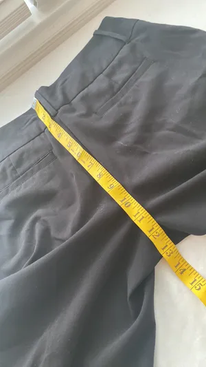 Worthington Capri pants hidden button/zipper side pockets pleated size 8 thumbnail 5