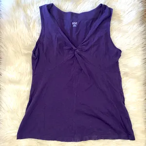 Ana Purple Sleeveless Shirt thumbnail 1