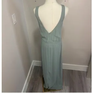 Show Me Your Mumu Kendall Maxi Dress Sage Green V-Back Size Small thumbnail 9
