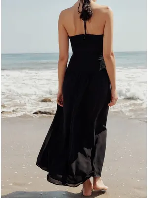 Reformation Eleni Dress Size 0 Black thumbnail 2