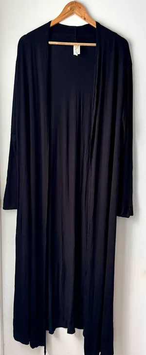 Black Duster/Cardigan, XL thumbnail 1