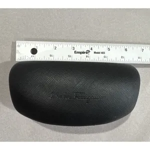 Salvatore Ferragamo Sunglasses Eyewear Hard Case Logo Black Textured Storage thumbnail 10