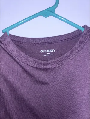 Old Navy Cropped Shirt Tee thumbnail 2