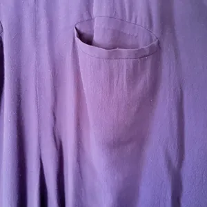Maeve Anthropologie Purple Wide Leg Jumpsuit Knotted Straps Size 10 OB668987 thumbnail 7