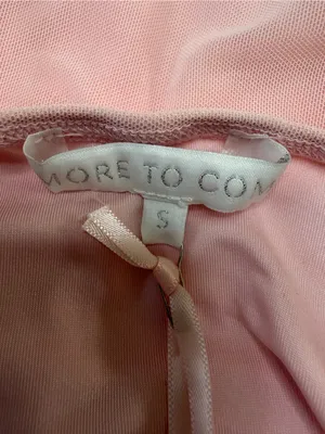 More To Come Revolve Neena Mini Dress in Light Pink Small NEW $78 thumbnail 5