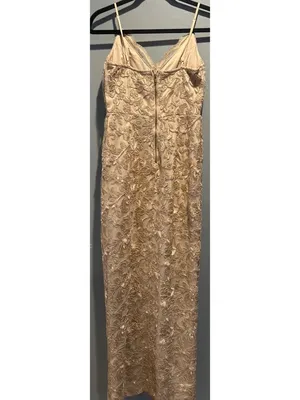 Emerald Sundae Women’s Size 5 Gold Lace Formal Dress Prom Graduation Wedding thumbnail 7