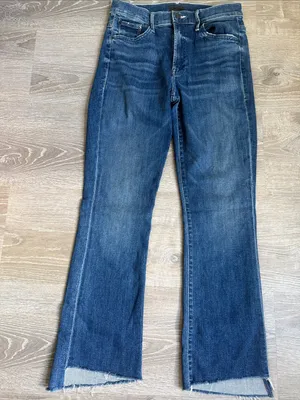 Mother Women's The Insider Crop Step Fray Jeans 27 thumbnail 2