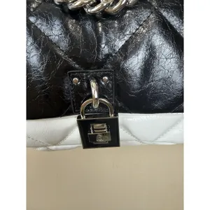 Steve Madden Women’s Shoulder Bag Old Money Preppy Crossbody Black White thumbnail 5
