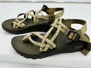 Chacos Brown and Tan Neutral ZCLOUD X2 Kelp Knit Adjustable Sandals Womens Size 8 thumbnail 1