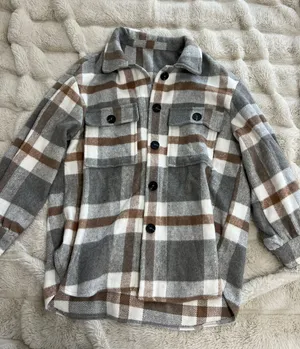 Boutique Plaid Jacket Gray thumbnail 1