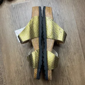 Papillio Sandals Women's Arizona Scale Pattern Metallic Gold Size 41 L10 M8 thumbnail 8
