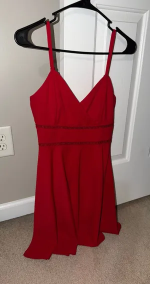 Altar'd State Red Dress Mini thumbnail 1