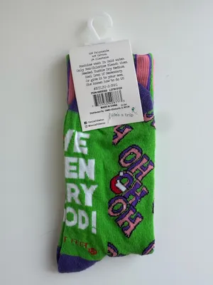 NWT Two Left Feet Christmas Socks | Festive Holiday Novelty Socks | Christmas thumbnail 2