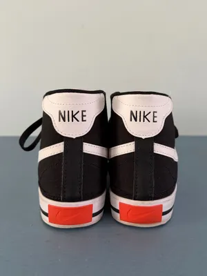 Nike Court Legacy Mid Canvas Black White Sneakers thumbnail 7