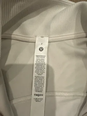 Lululemon Brushed Softstreme Half-Zip Bone thumbnail 3