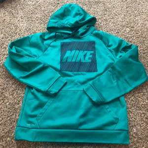 Nike Hoodies Logo Sweatshirt Teal thumbnail 1