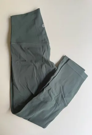 Green Lululemon Align Leggings 23” thumbnail 1
