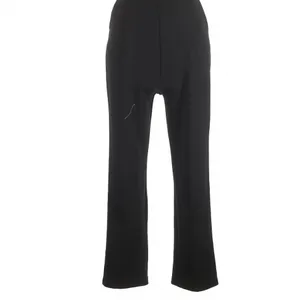 Lulus Black Leilani Ruffled Jumpsuit V-Neck Tapered Leg Size Large Party thumbnail 7