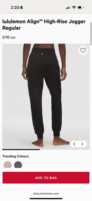 Lululemon Align Joggers 25" thumbnail 2
