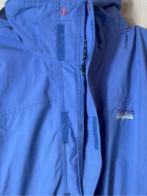 Patagonia GORE-TEX Rain Shell‎ Jacket Women’s S Blue Hooded Waterproof Hiking thumbnail 6