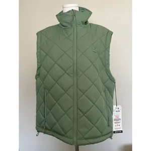 Billabong Adventure Division Transport Quilted Vest Size M Green thumbnail 5