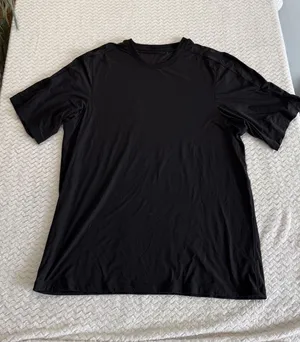 Lululemon Mens Black Short Sleeve Crew Neck Activewear T-Shirt Size XL 4691 thumbnail 1